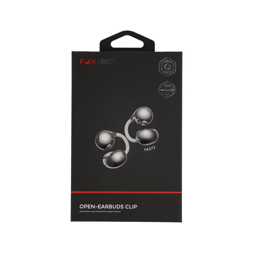 หูฟัง FOX TWS Open-Earbuds Clip (YKS72) Silver