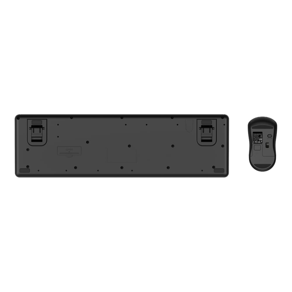 เมาส์และคีย์บอร์ด Rapoo Wireless Mouse + Keyboard X2100 Silent Optical Combo Black