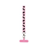 QPLUS x KAKAO Friends สายคล้องโทรศัพท์ Fluffy Ribbon Hand Strap Pink