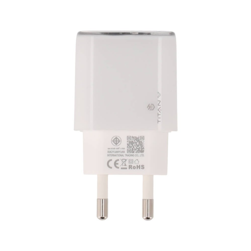 อะแดปเตอร์ TITANV Wall USB Charger 2 USB-C (PD45W) GaN White (GS-45/A4506)