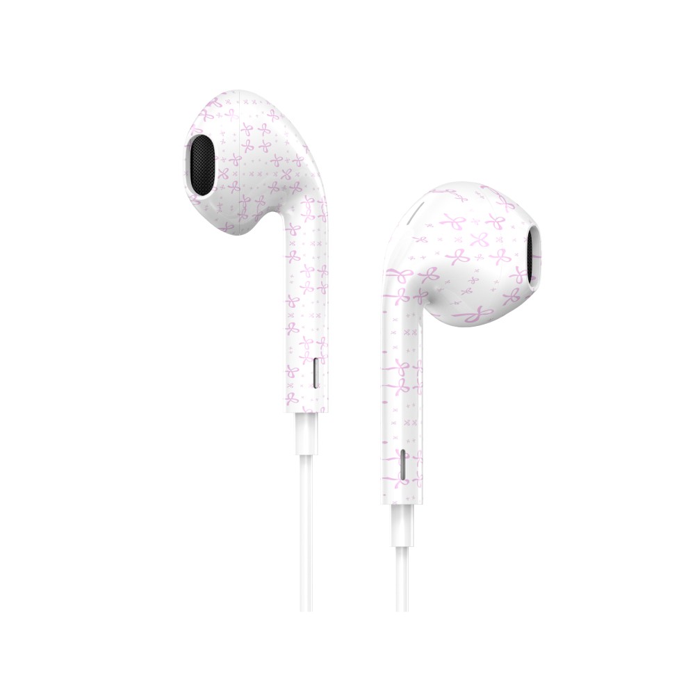 หูฟัง QPLUS Wired Earbud Type-C Ribbon White (New Package)