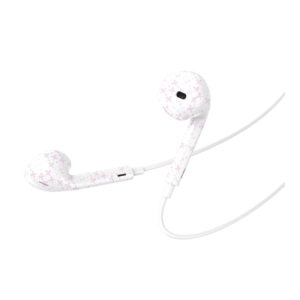 หูฟัง QPLUS Wired Earbud Type-C Ribbon White (New Package)