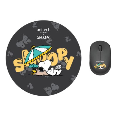 Anitech X Snoopy เมาส์ไร้สาย + แผ่นรองเมาส์ (SNP-WMP0)
