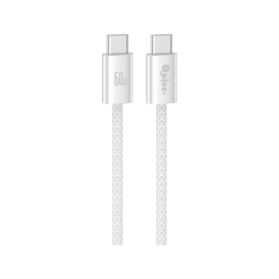 สายชาร์จ QPLUS USB-C to USB-C Cable 60W 1M. White (T6)