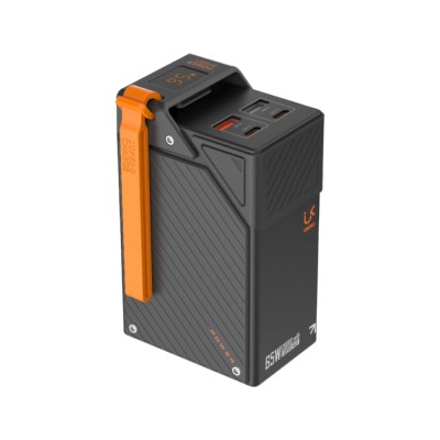 พาวเวอร์แบงค์ Ukiki 30,000 mAh PD65W 4 Ports K30 Black