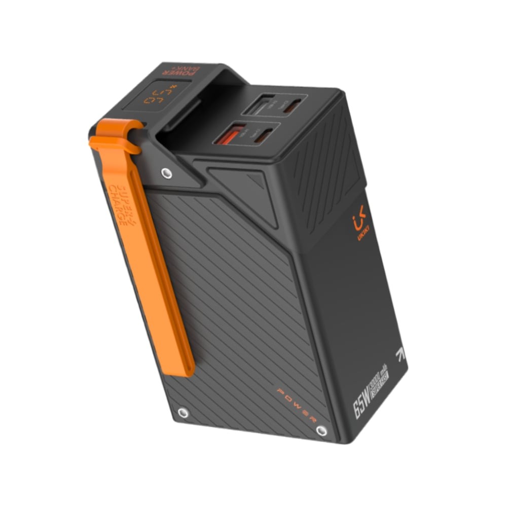 พาวเวอร์แบงค์ Ukiki 30,000 mAh PD65W 4 Ports K30 Black