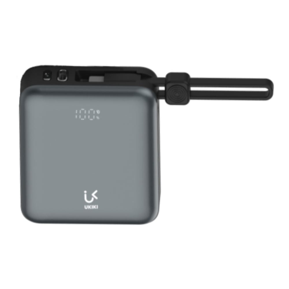 พาวเวอร์แบงค์ Ukiki 10,000 mAh PD22.5W Mini Fast Wireless K06 (CCC) Black