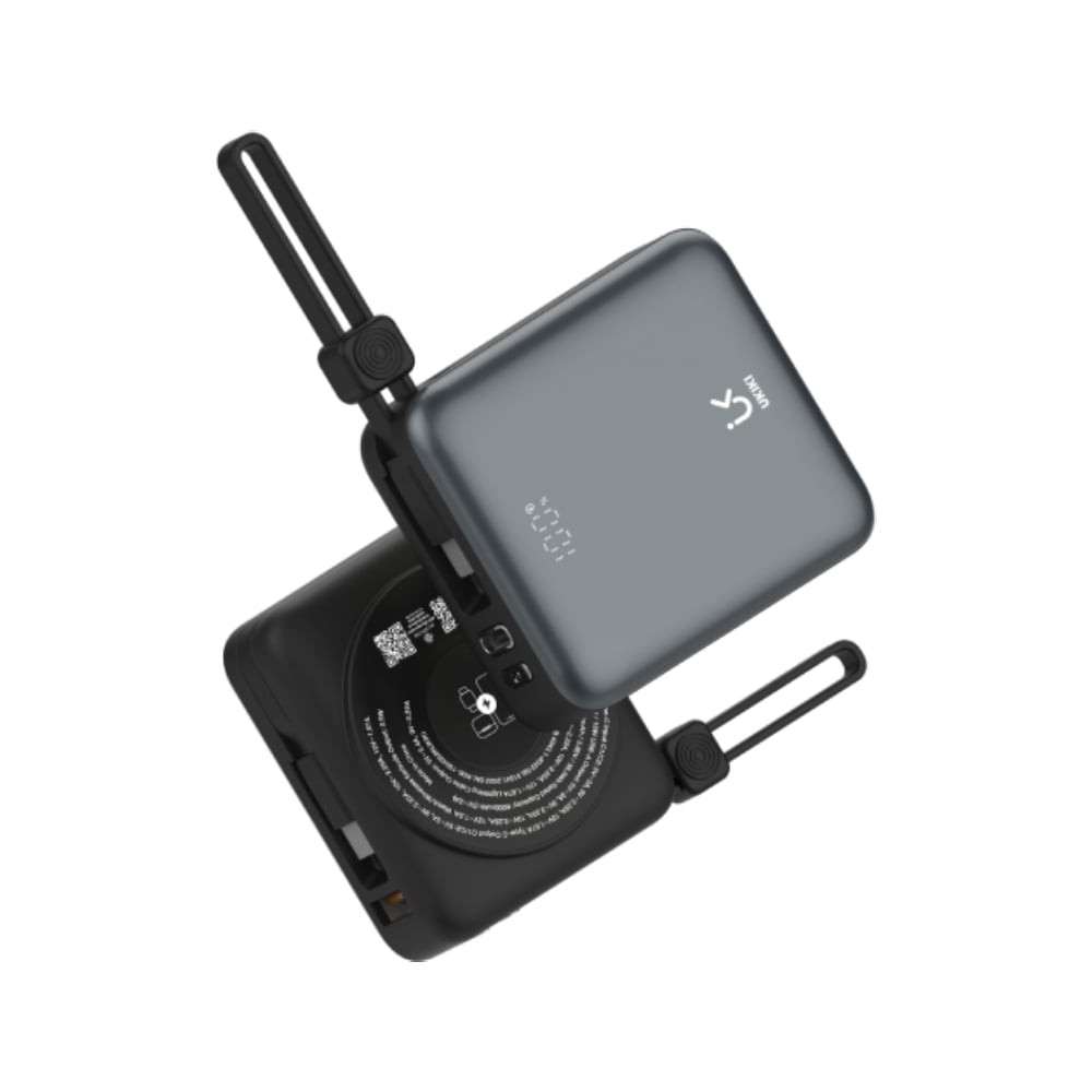 พาวเวอร์แบงค์ Ukiki 10,000 mAh PD22.5W Mini Fast Wireless K06 (CCC) Black