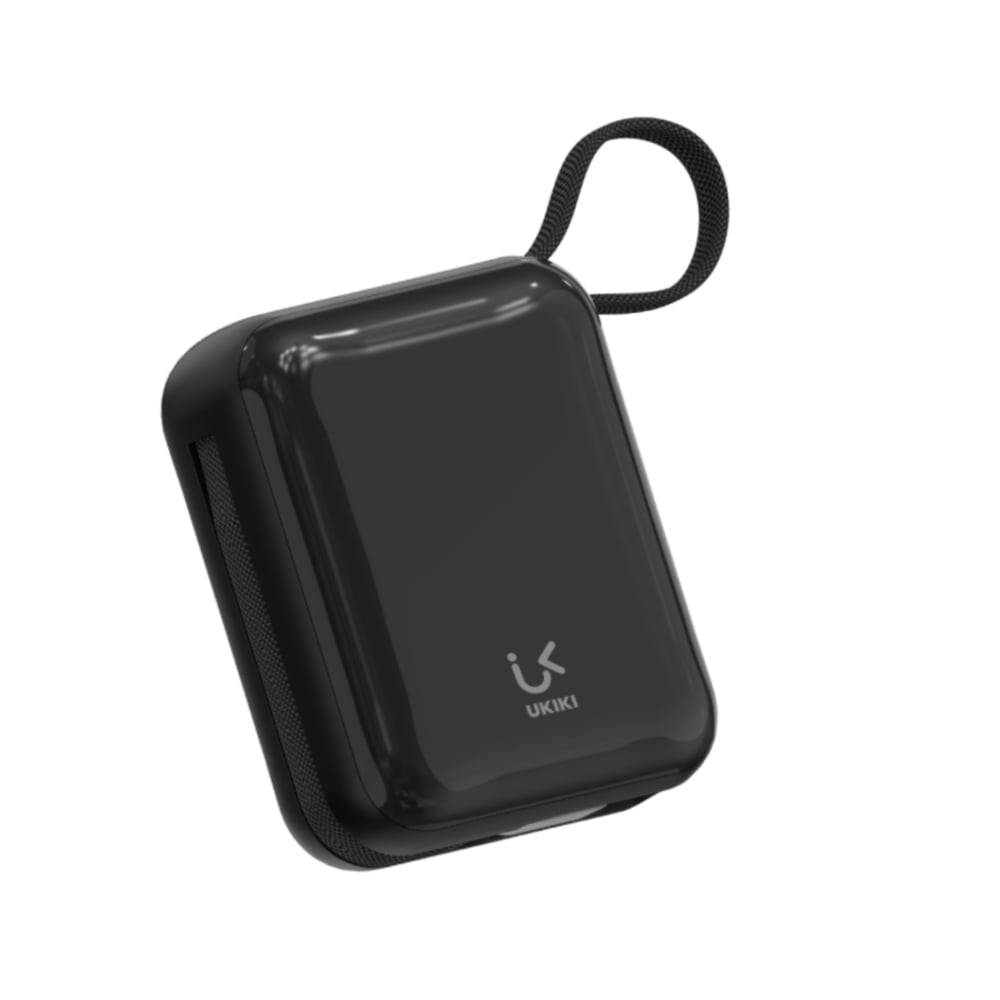 พาวเวอร์แบงค์ Ukiki 10,000 mAh PD35W Built-in Cable Mini Fast KP10-06 (CCC) Black