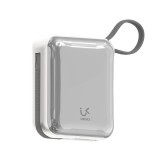 พาวเวอร์แบงค์ Ukiki 10,000 mAh PD35W Built-in Cable Mini Fast KP10-06 (CCC) Silver