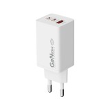 อะแดปเตอร์ ASAKI Wall USB Charger 1 USB-A / 2 USB-C (PD65W) (A-2465D) (TISI)