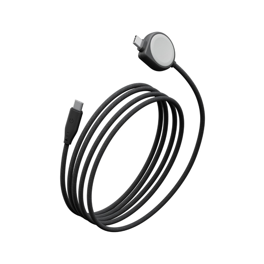 สายชาร์จ Energea Flow Duo Watch 2-in-1 C to C + Watch Cable (for Apple Watch) 60W 1.5M - Black