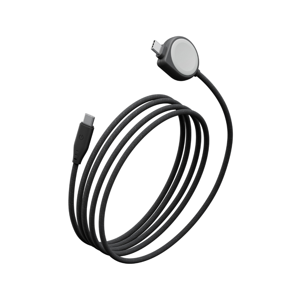 สายชาร์จ Energea Flow Duo Watch 2-in-1 C to C + Watch Cable (for Apple Watch) 60W 1.5M - Black