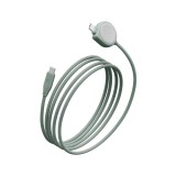 สายชาร์จ Energea Flow Duo Watch 2-in-1 C to C + Watch Cable (for Apple Watch) 60W 1.5M - Sage