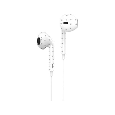 หูฟัง FOX Earphones with Mic. (Type-C) Be a Star Stellar White