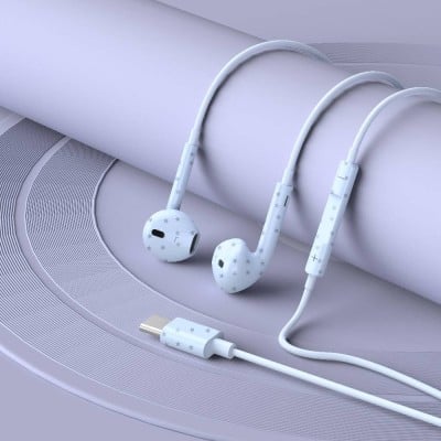 หูฟัง FOX Earphone with Mic. (Type-C) Be a Star Stellar Blue