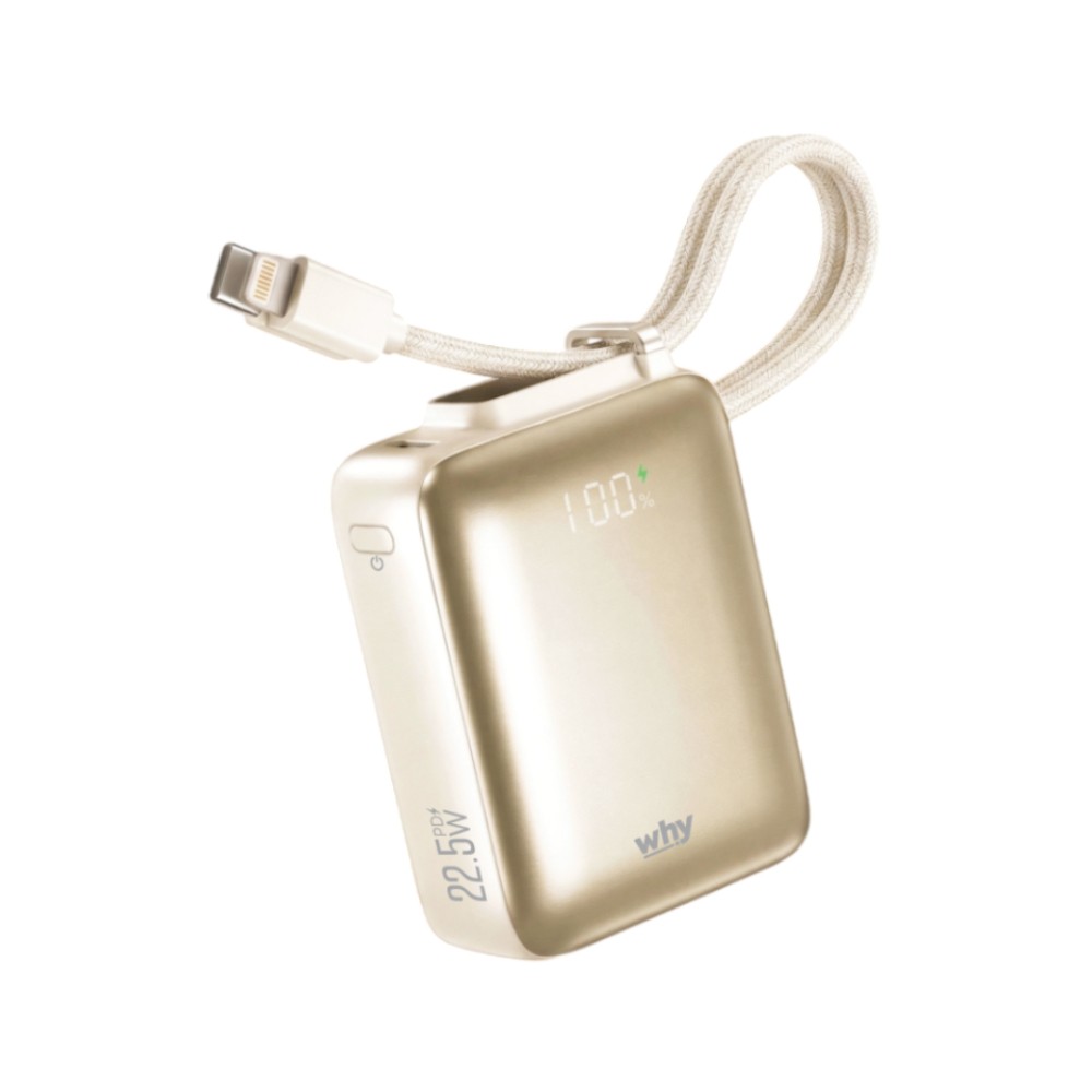 พาวเวอร์แบงค์ WHY 20,000 mAh PD 22.5W PB-204E-Beige (CCC)
