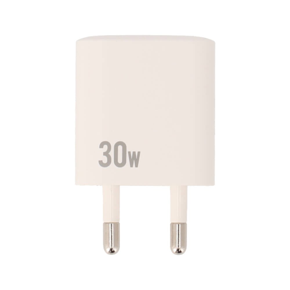 อะแดปเตอร์ Blue Box Wall USB Charger 1 USB-C (PD30W) White (TISI) + USB-C to USB-C Cable White (BB-WC06C) (TISI)