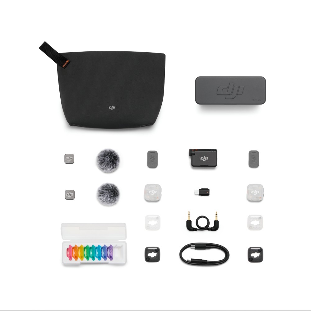 ไมโครโฟน DJI Mic Mini 2S (2 TX + 1 RX + Charging Case)