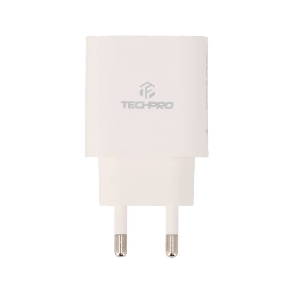 อะแดปเตอร์ TECHPRO Wall USB Charger 1 USB-C (PD25W/GAN) White (AC-219) (New TISI)