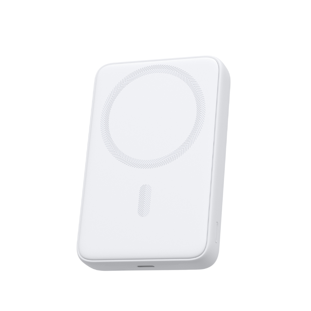 พาวเวอร์แบงค์ AUKEY 10000 mAh MagFusion Slim Magnetic PB-MS04-White (CCC)