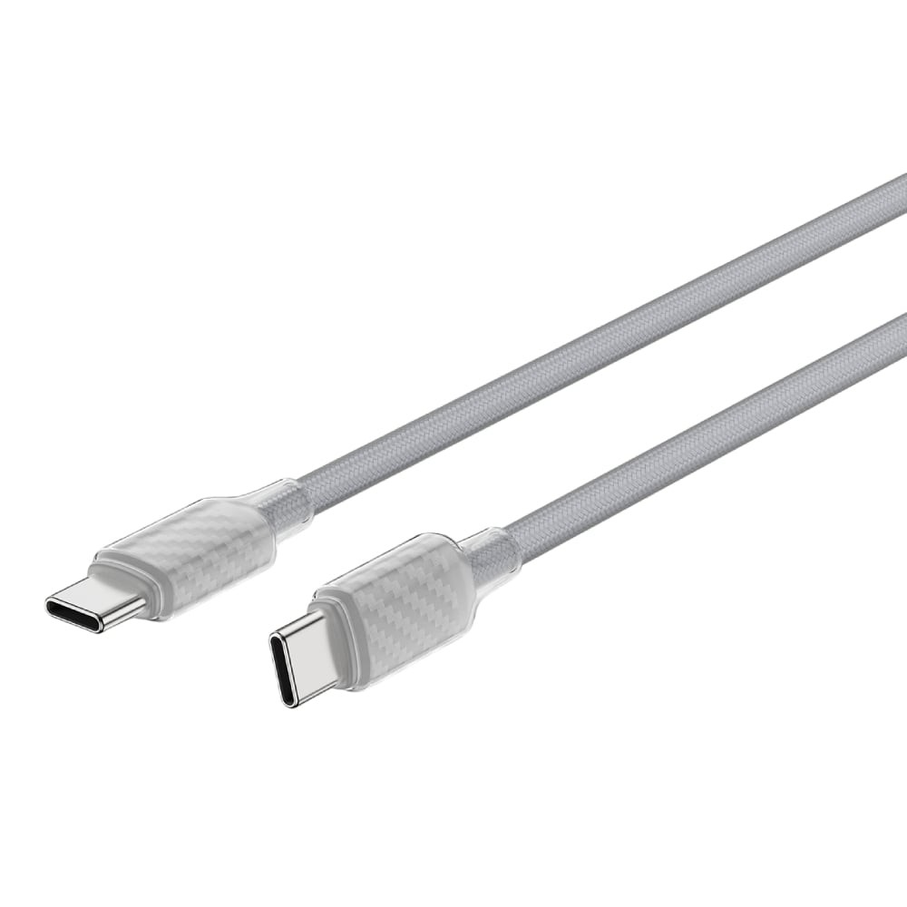 สายชาร์จ UKIKI USB-C to USB-C DATA Cable 60W 1M. Gray (KCC-01GY)