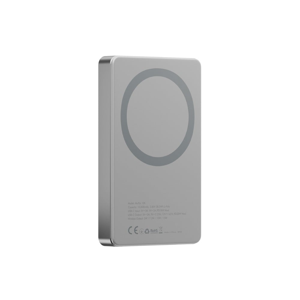 พาวเวอร์แบงค์ Energea 10000 mAh ALUPAC Aluminium Magsafe - Natural (CCC)