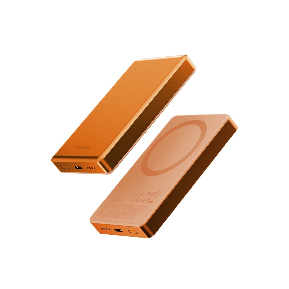 พาวเวอร์แบงค์ Energea 10000 mAh ALUPAC Aluminium Magsafe - Orange (CCC)