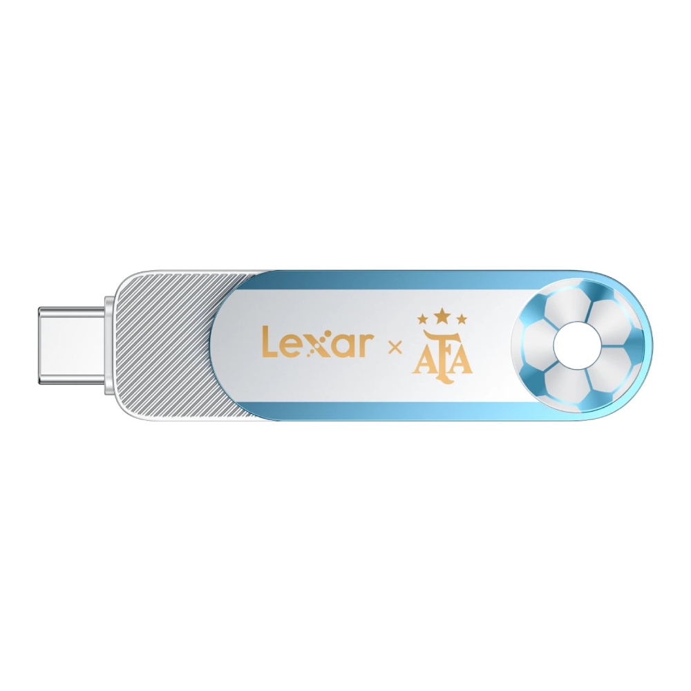 แฟลชไดร์ฟ Lexar Dual Drive D500 USB 3.2 Gen 1 Type-C Elite Legends Series 128GB AFA Edition