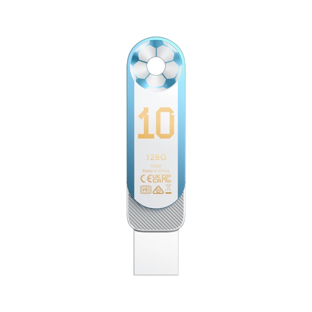 แฟลชไดร์ฟ Lexar Dual Drive D500 USB 3.2 Gen 1 Type-C Elite Legends Series 128GB AFA Edition