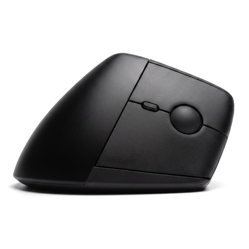เมาส์ไร้สาย Anitech Vertical W241-BK Dual Function 2.4G+BT Black