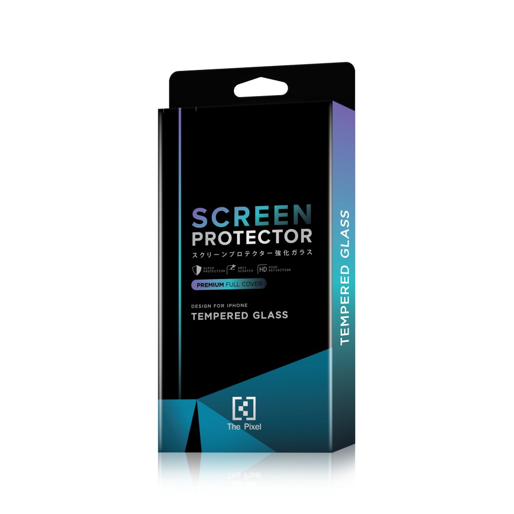 ฟิล์มกันรอย The Pixel iPhone 18 Pro Max Tempered Glass Black