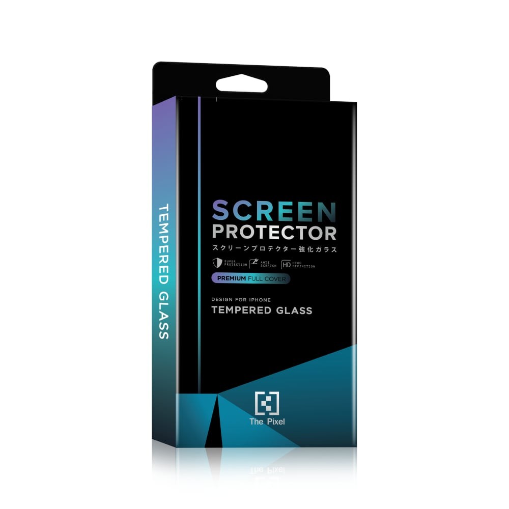 ฟิล์มกันรอย The Pixel iPhone 18 Pro Max Tempered Glass Black