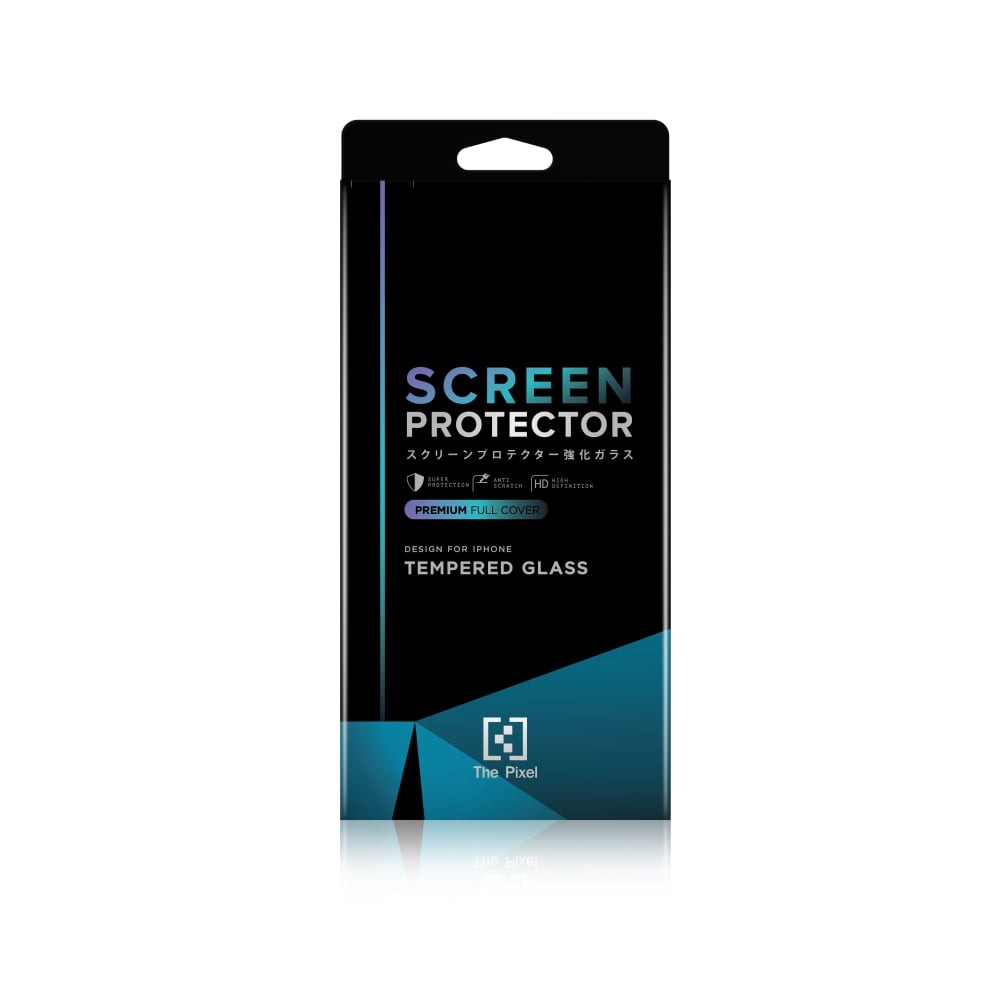 ฟิล์มกันรอย The Pixel iPhone 18 Pro Max Tempered Glass Black