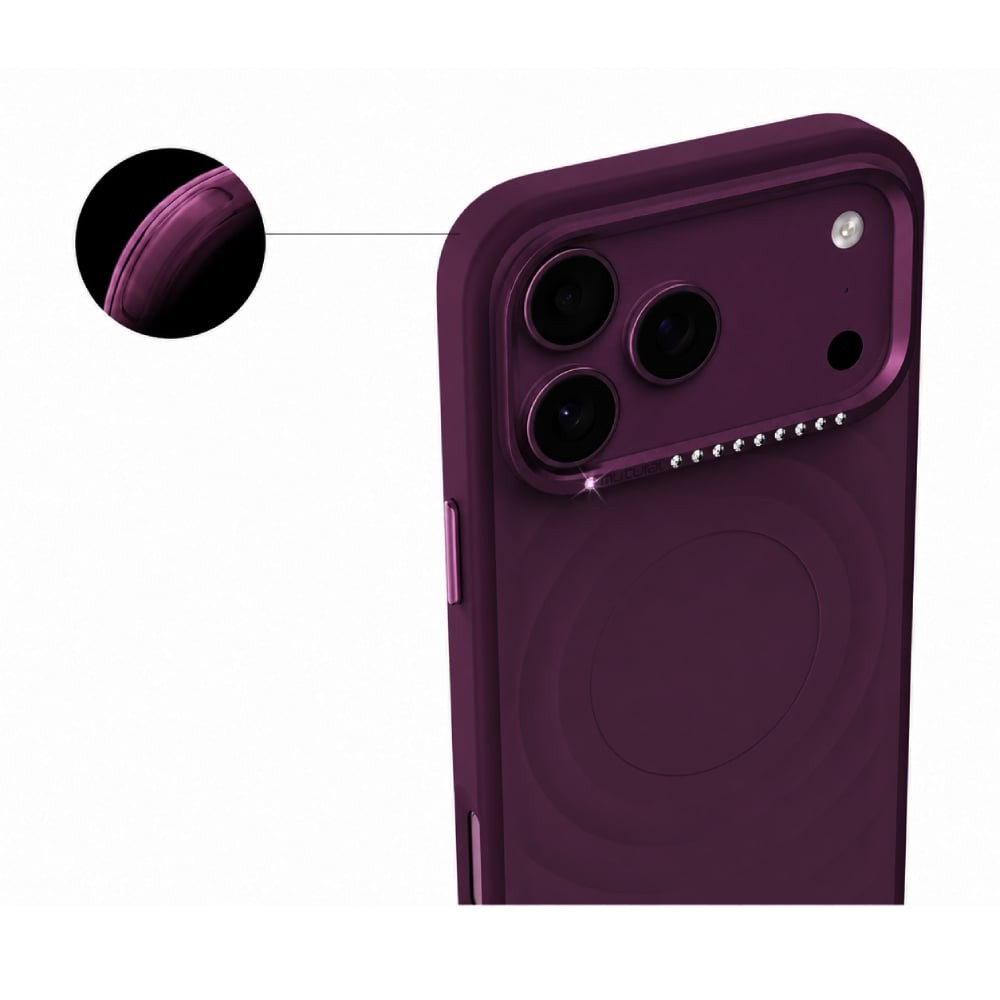 เคส Mutural iPhone 18 Pro Max/17 Pro Max Ripple Burgundy