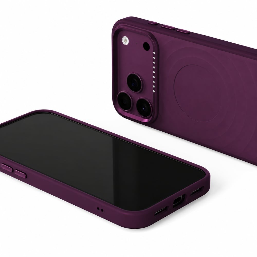 เคส Mutural iPhone 18 Pro Max/17 Pro Max Ripple Burgundy