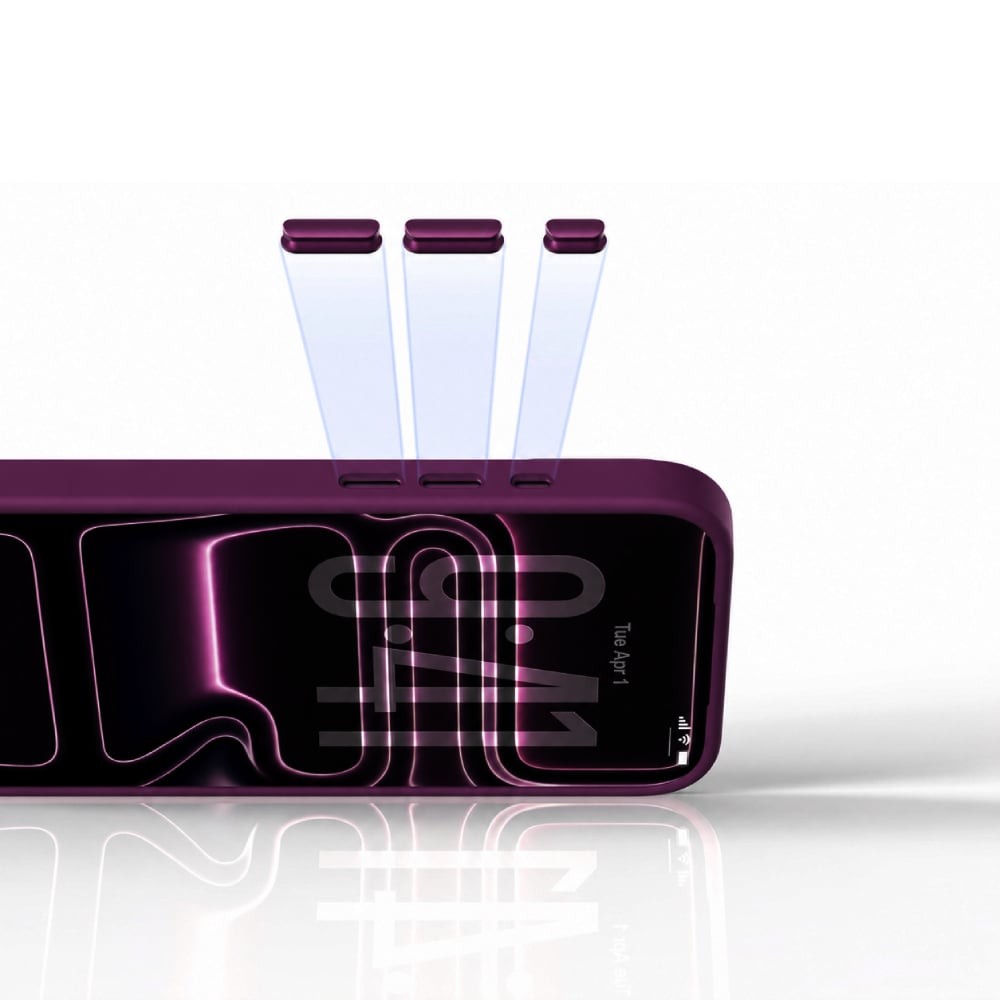 เคส Mutural iPhone 18 Pro Max/17 Pro Max Ripple Burgundy