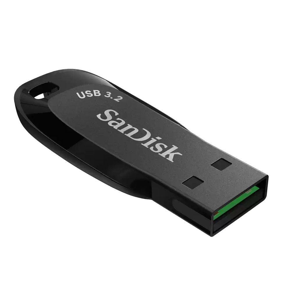 แฟลชไดร์ฟ SanDisk Ultra Shift USB 3.2 Gen1 Drive 32GB Black (SDCZ410-032G-G46)