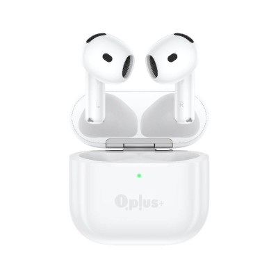 หูฟังไร้สาย QPLUS TWS BT6.0 True Wireless Stereo ANC QPOD White