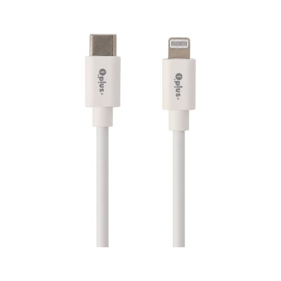 สายชาร์จ QPLUS USB-C to Lightning 1.2M. White (T5)