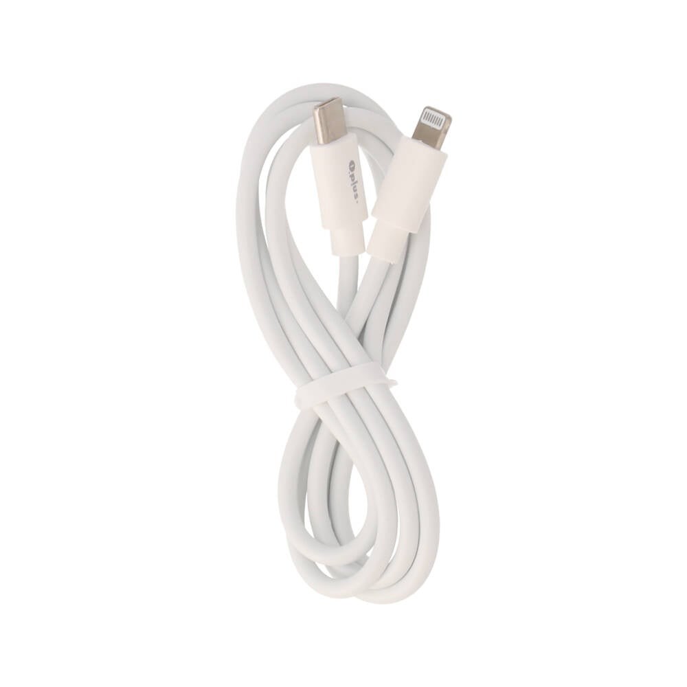 สายชาร์จ QPLUS USB-C to Lightning 1.2M. White (T5)
