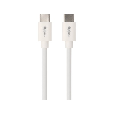 สายชาร์จ QPLUS USB-C to USB-C 60W 1.2M. White (T5)