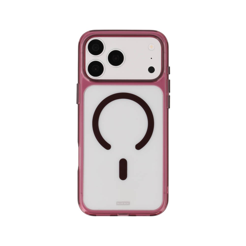 เคส Blue Box iPhone 18 Pro Max/17 Pro Max Crystal Edge with magnetic Burgundy