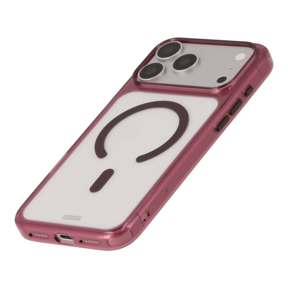 เคส Blue Box iPhone 18 Pro Max/17 Pro Max Crystal Edge with magnetic Burgundy
