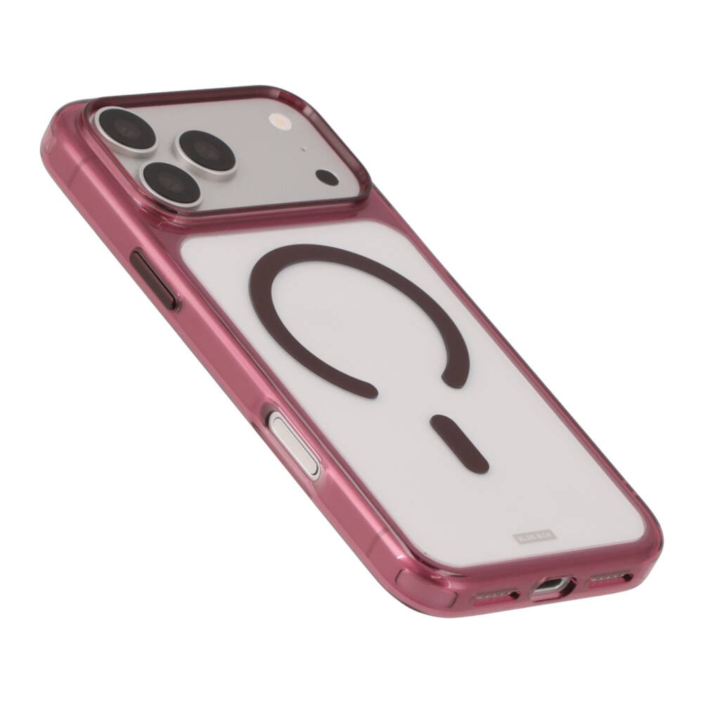 เคส Blue Box iPhone 18 Pro Max/17 Pro Max Crystal Edge with magnetic Burgundy