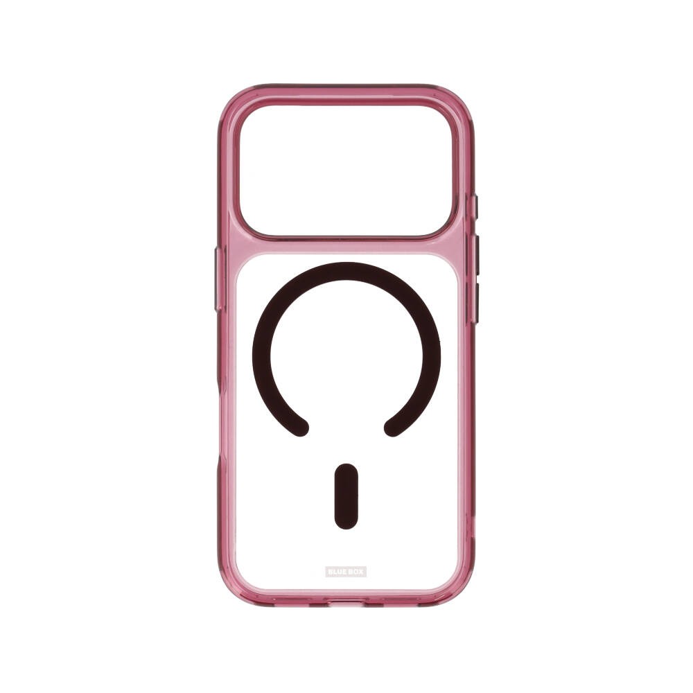 เคส Blue Box iPhone 18 Pro/17 Pro Crystal Edge with magnetic Burgundy