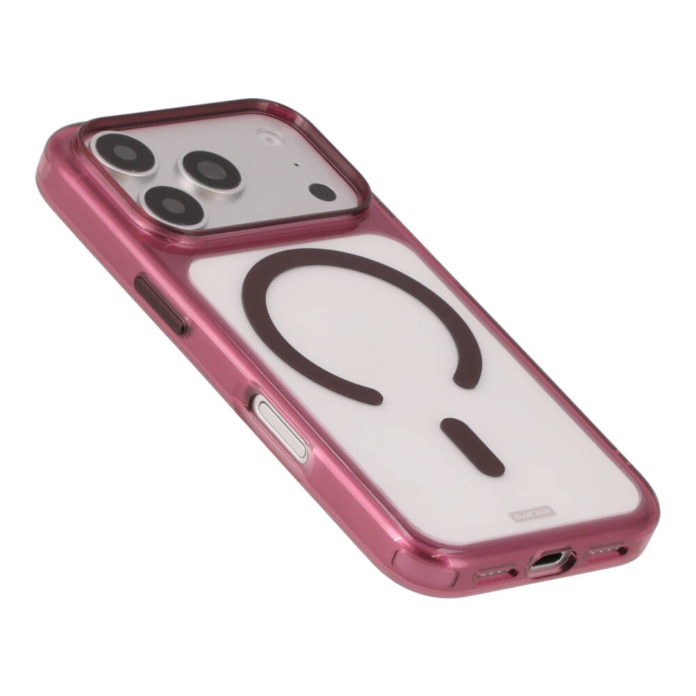เคส Blue Box iPhone 18 Pro/17 Pro Crystal Edge with magnetic Burgundy