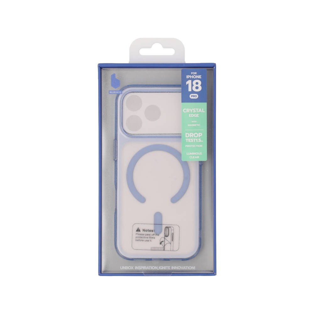 เคส Blue Box iPhone 18 Pro/17 Pro Crystal Edge with magnetic Glacier