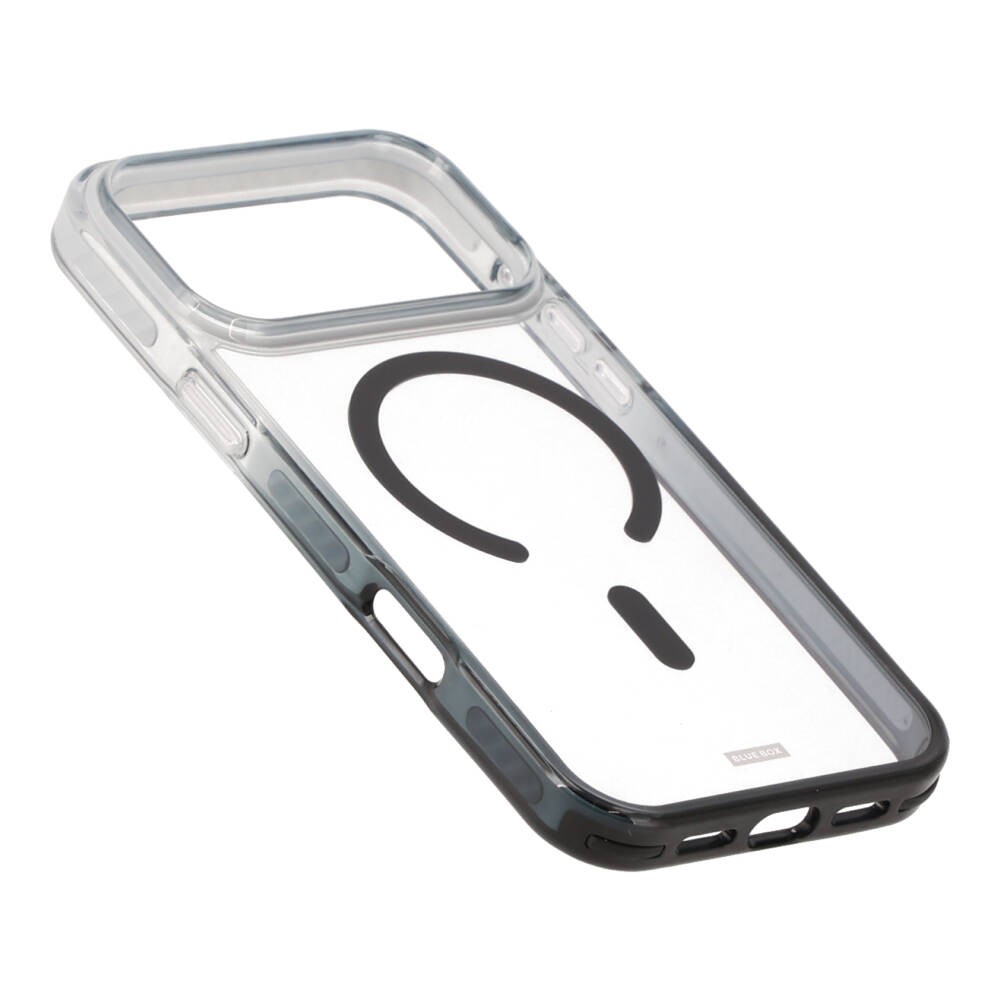 เคส Blue Box iPhone 18 Pro Max/17 Pro Max Clear Shading edge with Magnetic Black