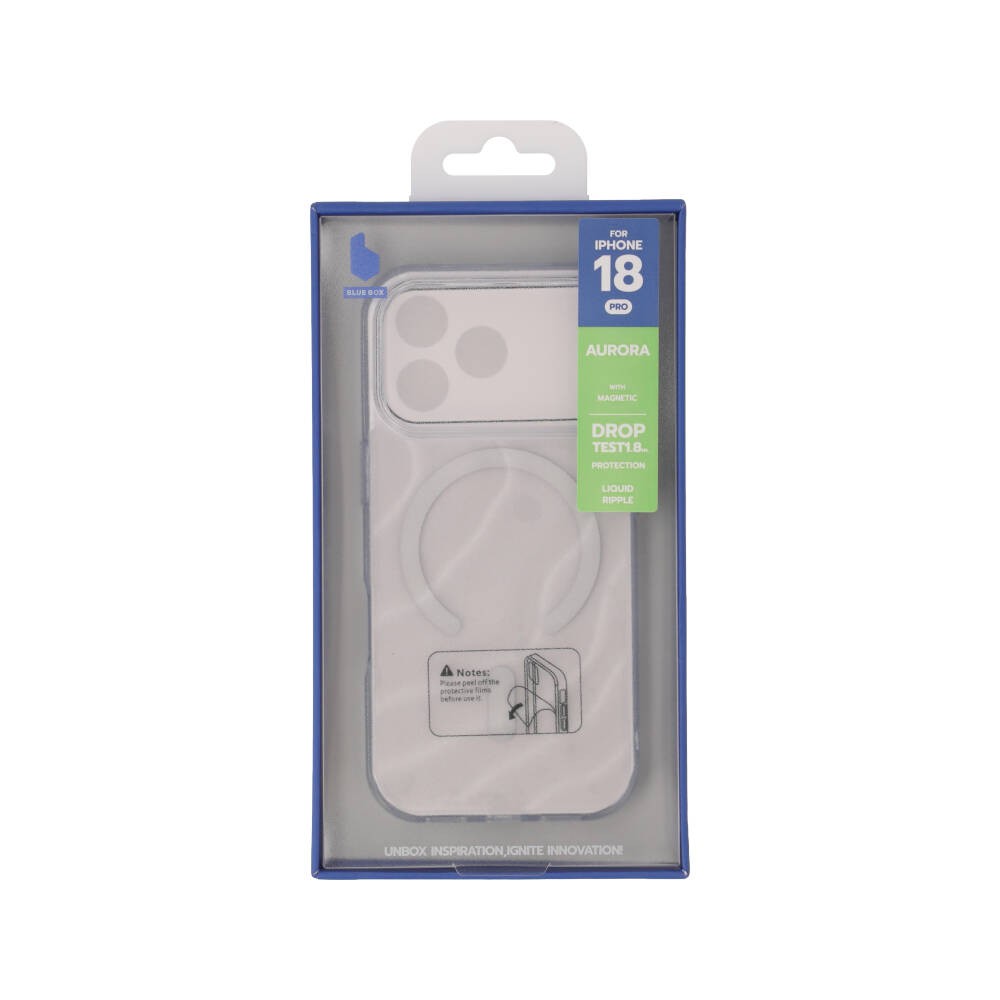 เคส Blue Box iPhone 18 Pro/17 Pro Aurora with magnetic White